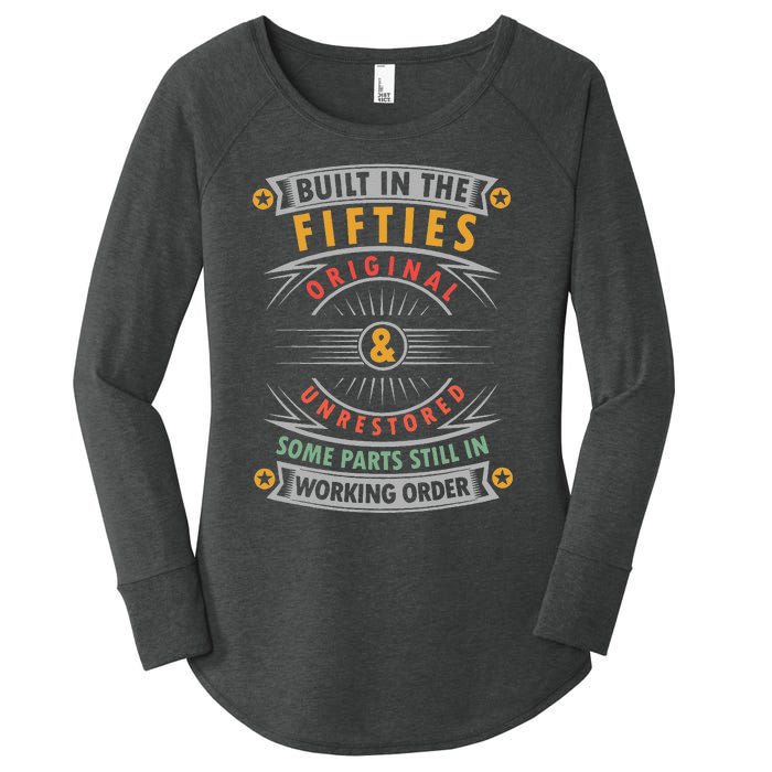 Built In The Fifties Built In The 50s Birthday Women's Perfect Tri Tunic Long Sleeve Shirt