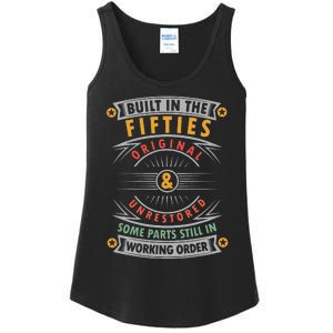 Built In The Fifties Built In The 50s Birthday Ladies Essential Tank