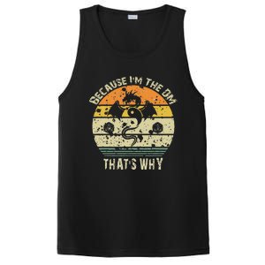 Because IM The Dm ThatS Why Humor Design With Art PosiCharge Competitor Tank