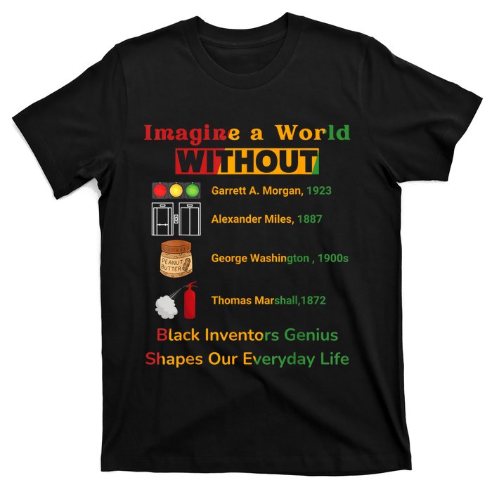 Black Inventors Their Timeless Contributions Black History T-Shirt