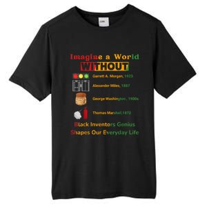 Black Inventors Their Timeless Contributions Black History Tall Fusion ChromaSoft Performance T-Shirt