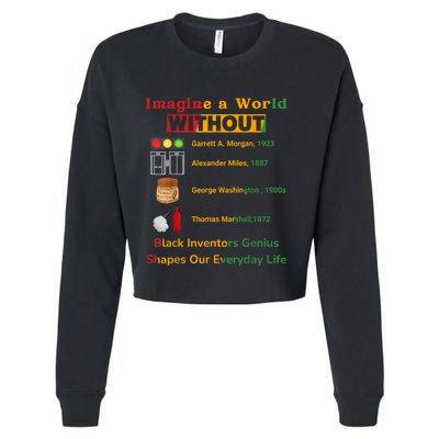 Black Inventors Their Timeless Contributions Black History Cropped Pullover Crew