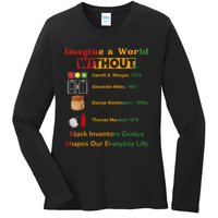 Black Inventors Their Timeless Contributions Black History Ladies Long Sleeve Shirt