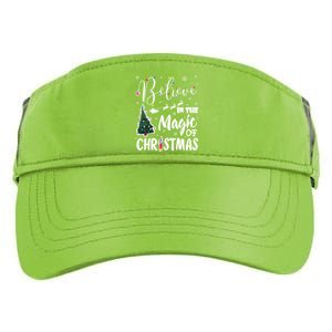 Believe In The Magic Of Christmas Gift Adult Drive Performance Visor