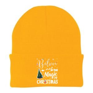 Believe In The Magic Of Christmas Gift Knit Cap Winter Beanie