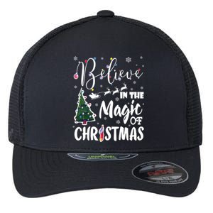 Believe In The Magic Of Christmas Gift Flexfit Unipanel Trucker Cap