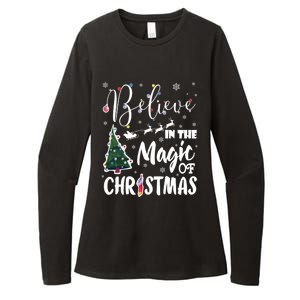 Believe In The Magic Of Christmas Gift Womens CVC Long Sleeve Shirt