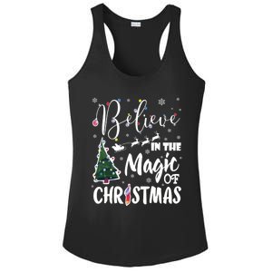 Believe In The Magic Of Christmas Gift Ladies PosiCharge Competitor Racerback Tank