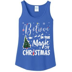 Believe In The Magic Of Christmas Gift Ladies Essential Tank