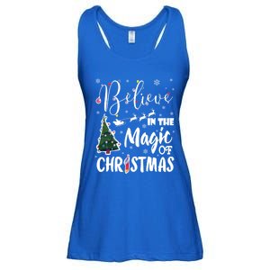 Believe In The Magic Of Christmas Gift Ladies Essential Flowy Tank