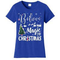 Believe In The Magic Of Christmas Gift Women's T-Shirt