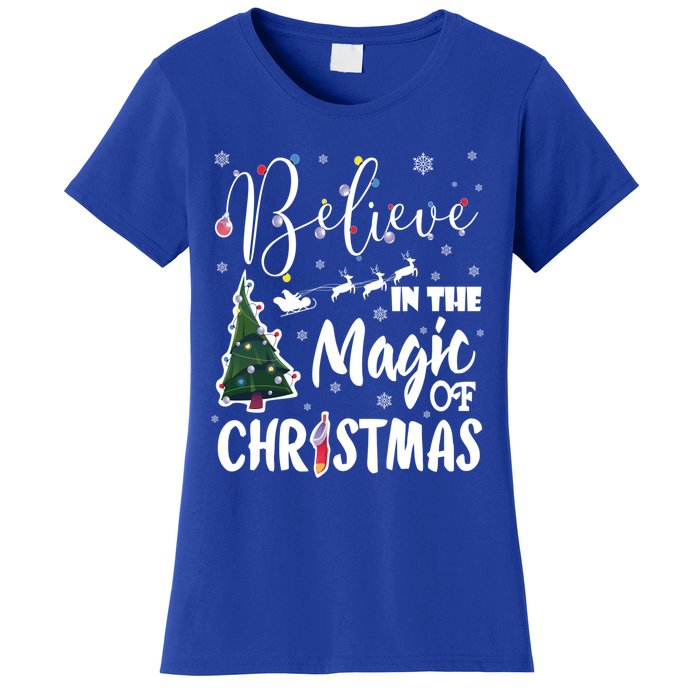 Believe In The Magic Of Christmas Gift Women's T-Shirt