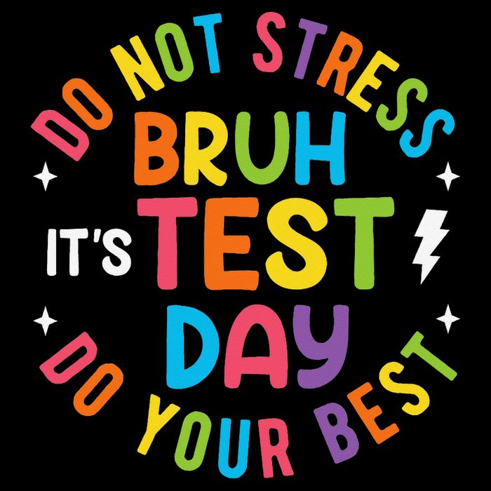 Bruh Its Test Day Rock The Test Teacher Student Testing Day Wool Snapback Cap