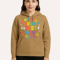 Bruh Its Test Day Rock The Test Teacher Student Testing Day Hoodie