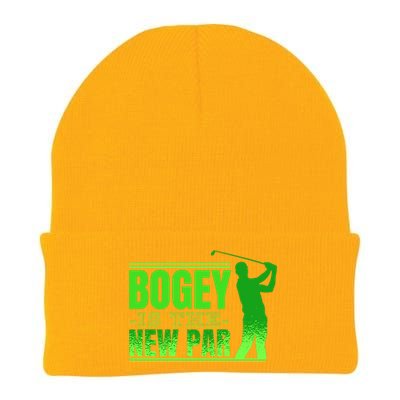 Bogey Is The New Par Funny Golfer Golf Golfing Knit Cap Winter Beanie