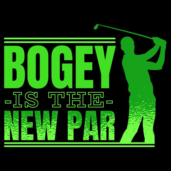 Bogey Is The New Par Funny Golfer Golf Golfing USA-Made Doggie Bandana