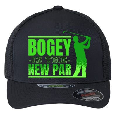 Bogey Is The New Par Funny Golfer Golf Golfing Flexfit Unipanel Trucker Cap