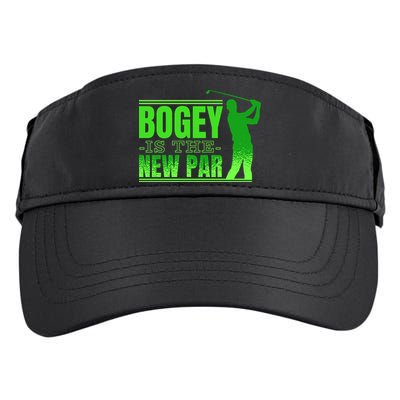 Bogey Is The New Par Funny Golfer Golf Golfing Adult Drive Performance Visor