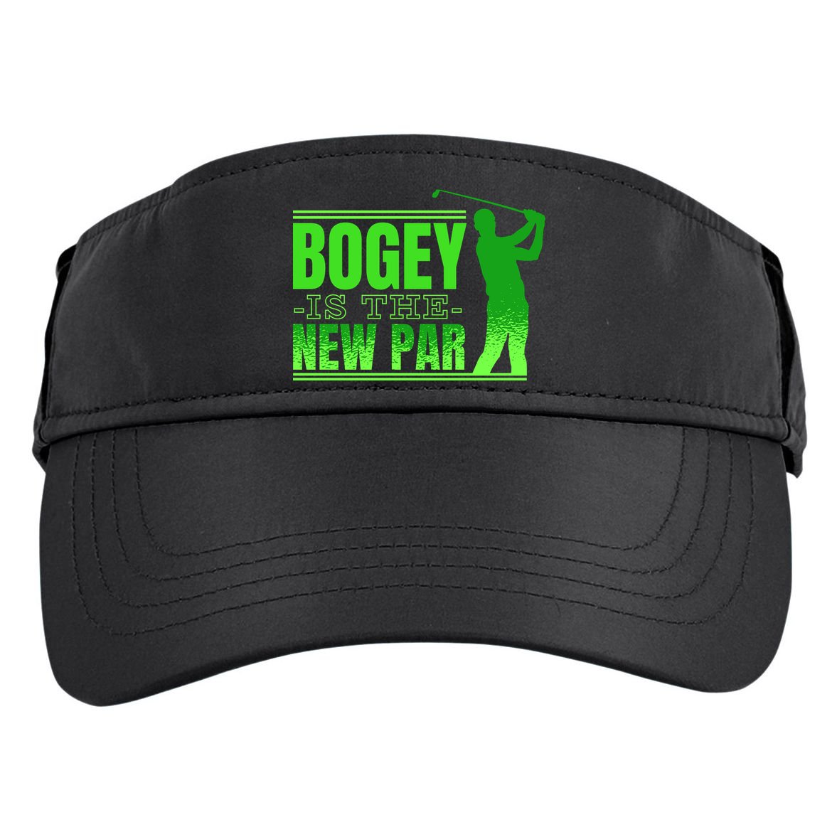 Bogey Is The New Par Funny Golfer Golf Golfing Adult Drive Performance Visor