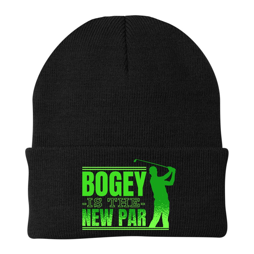 Bogey Is The New Par Funny Golfer Golf Golfing Beanie