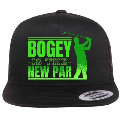 Bogey Is The New Par Funny Golfer Golf Golfing Flatbill Hat