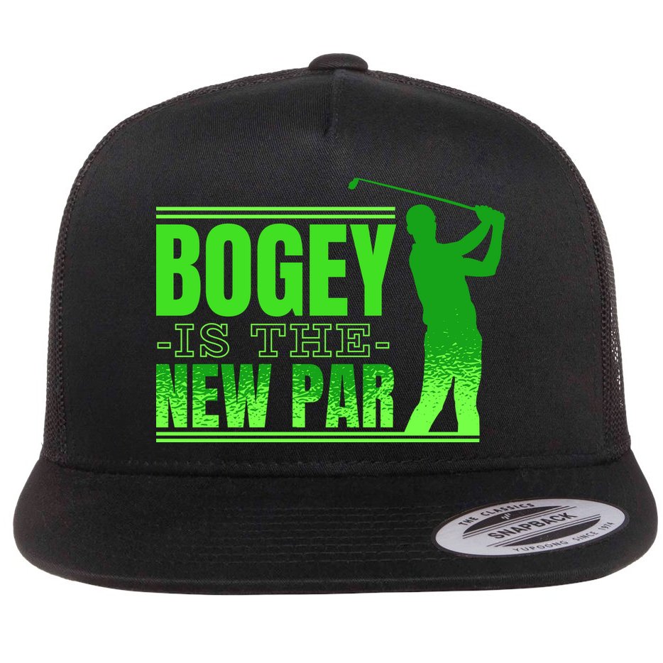Bogey Is The New Par Funny Golfer Golf Golfing Flat Bill Trucker Hat