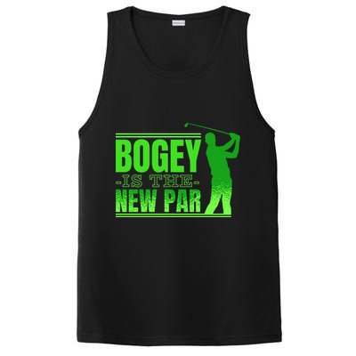 Bogey Is The New Par Funny Golfer Golf Golfing PosiCharge Competitor Tank