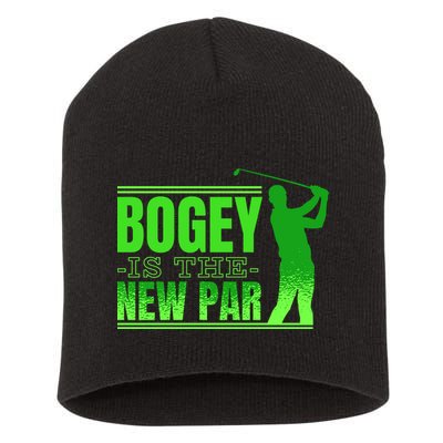 Bogey Is The New Par Funny Golfer Golf Golfing Short Acrylic Beanie
