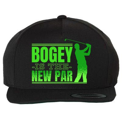 Bogey Is The New Par Funny Golfer Golf Golfing Wool Snapback Cap