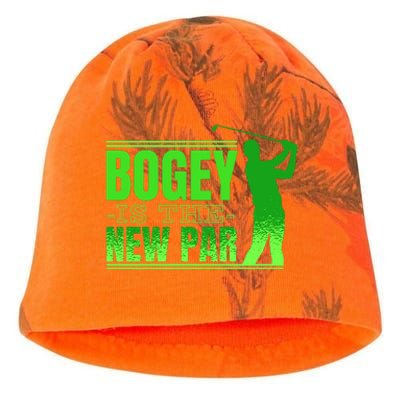 Bogey Is The New Par Funny Golfer Golf Golfing Kati - Camo Knit Beanie