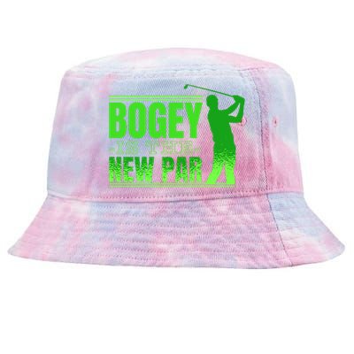 Bogey Is The New Par Funny Golfer Golf Golfing Tie-Dyed Bucket Hat