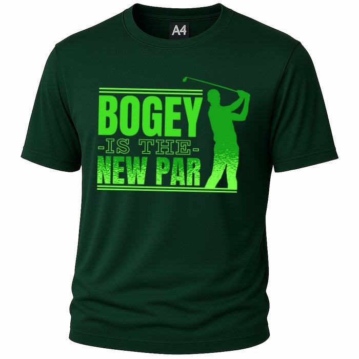 Bogey Is The New Par Funny Golfer Golf Golfing Cooling Performance Crew T-Shirt