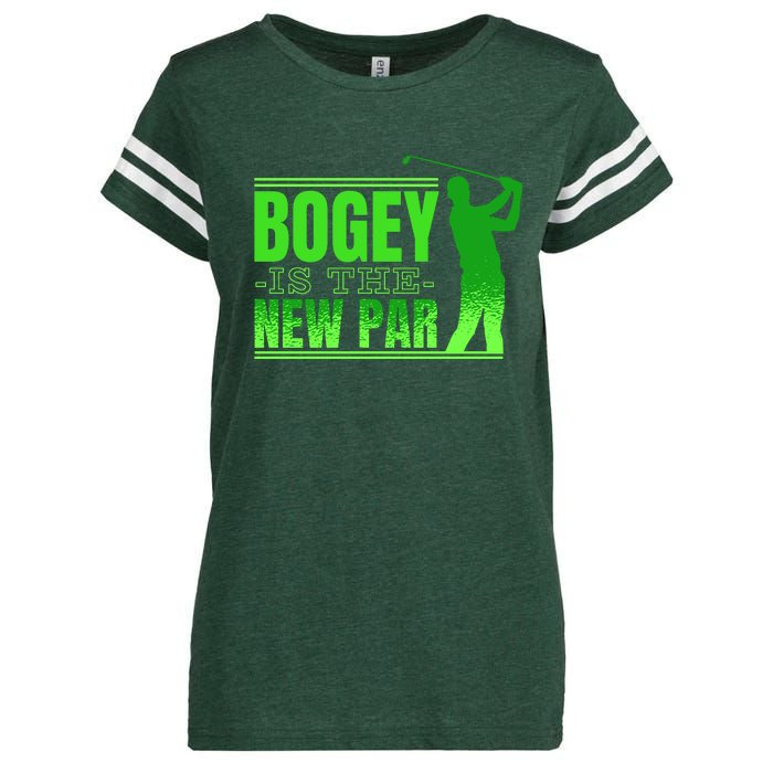 Bogey Is The New Par Funny Golfer Golf Golfing Enza Ladies Jersey Football T-Shirt