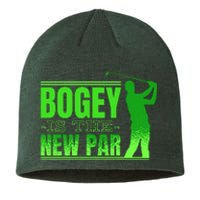 Bogey Is The New Par Funny Golfer Golf Golfing Sustainable Beanie