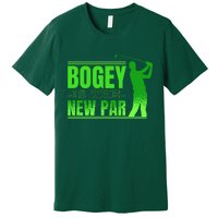 Bogey Is The New Par Funny Golfer Golf Golfing Premium T-Shirt