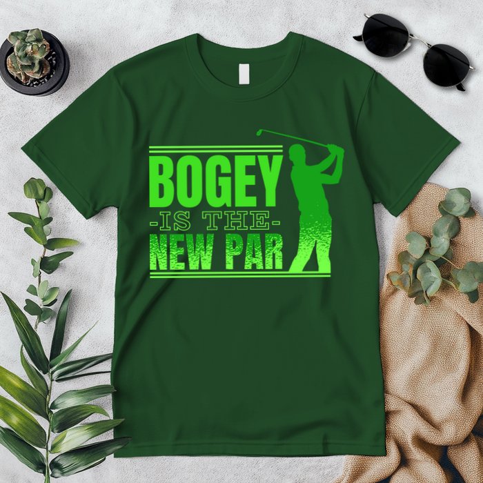 Bogey Is The New Par Funny Golfer Golf Golfing Premium T-Shirt