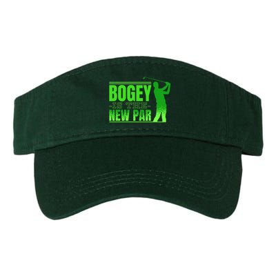 Bogey Is The New Par Funny Golfer Golf Golfing Valucap Bio-Washed Visor