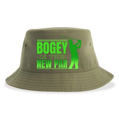 Bogey Is The New Par Funny Golfer Golf Golfing Sustainable Bucket Hat