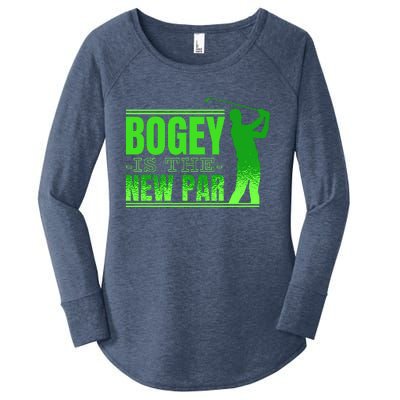 Bogey Is The New Par Funny Golfer Golf Golfing Women's Perfect Tri Tunic Long Sleeve Shirt