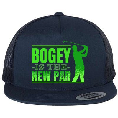 Bogey Is The New Par Funny Golfer Golf Golfing Flat Bill Trucker Hat