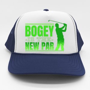 Bogey Is The New Par Funny Golfer Golf Golfing Trucker Hat