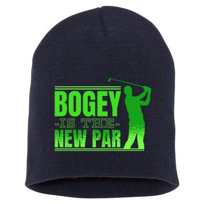 Bogey Is The New Par Funny Golfer Golf Golfing Short Acrylic Beanie