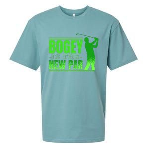 Bogey Is The New Par Funny Golfer Golf Golfing Sueded Cloud Jersey T-Shirt