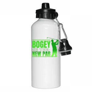 Bogey Is The New Par Funny Golfer Golf Golfing Aluminum Water Bottle