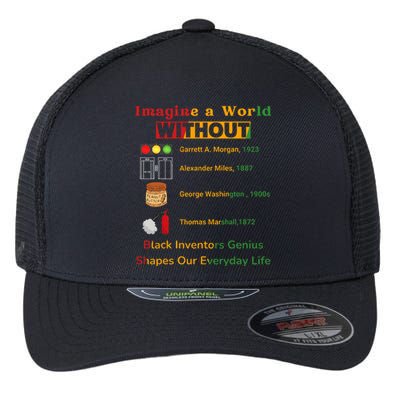 Black Inventors Their Timeless Contributions Black History Flexfit Unipanel Trucker Cap