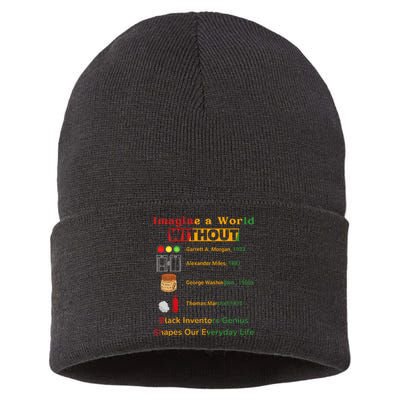 Black Inventors Their Timeless Contributions Black History Sustainable Knit Beanie