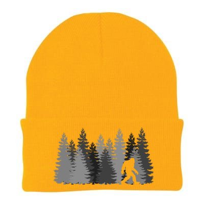 Bigfoot In The Forest Sasquatch Cute Gift Knit Cap Winter Beanie