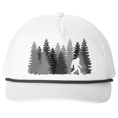 Bigfoot In The Forest Sasquatch Cute Gift Snapback Five-Panel Rope Hat