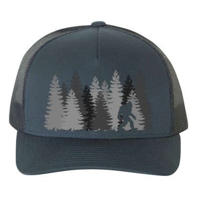 Bigfoot In The Forest Sasquatch Cute Gift Yupoong Adult 5-Panel Trucker Hat