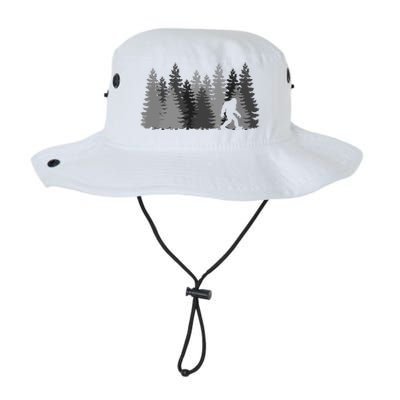 Bigfoot In The Forest Sasquatch Cute Gift Legacy Cool Fit Booney Bucket Hat